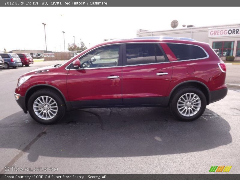 Crystal Red Tintcoat / Cashmere 2012 Buick Enclave FWD