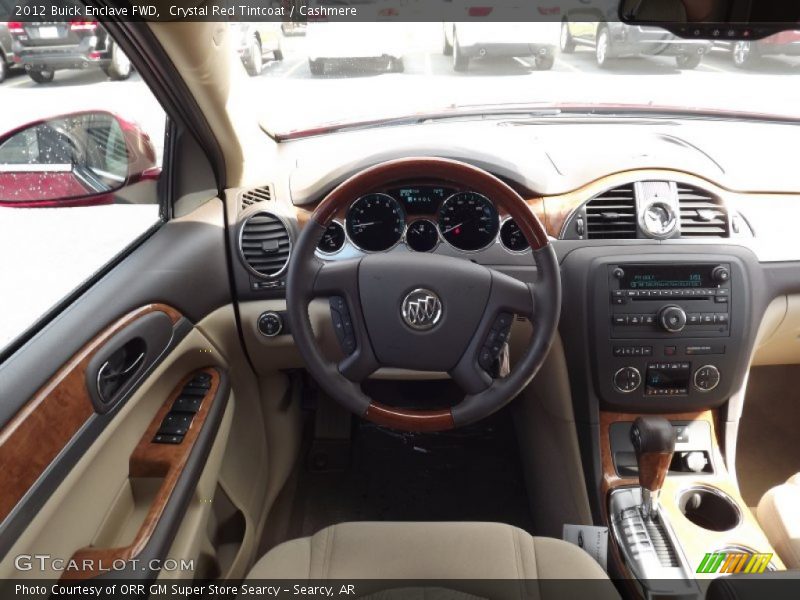 Crystal Red Tintcoat / Cashmere 2012 Buick Enclave FWD