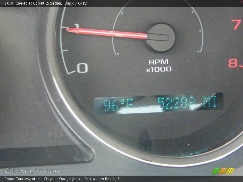 Black / Gray 2006 Chevrolet Cobalt LS Sedan