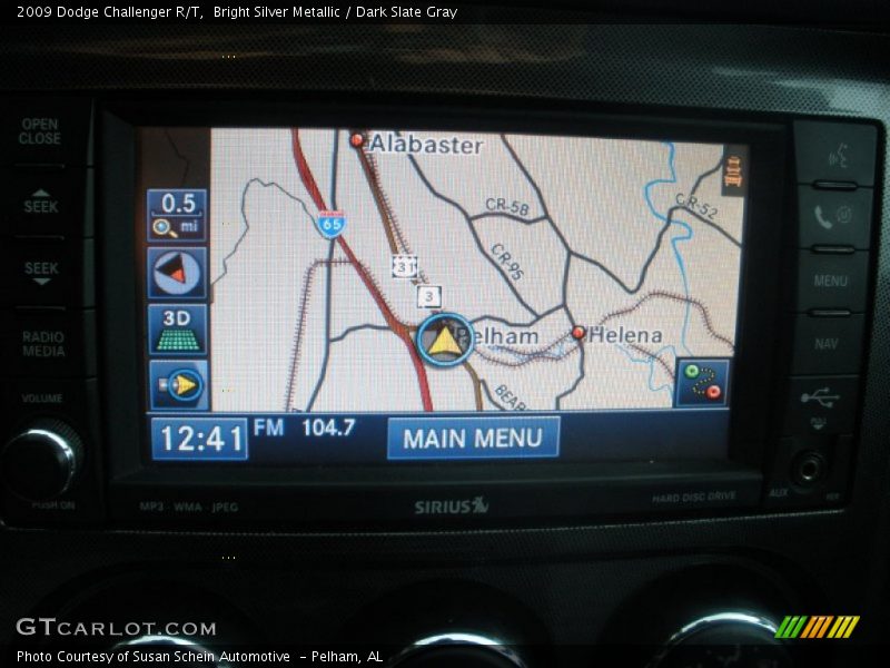 Navigation of 2009 Challenger R/T