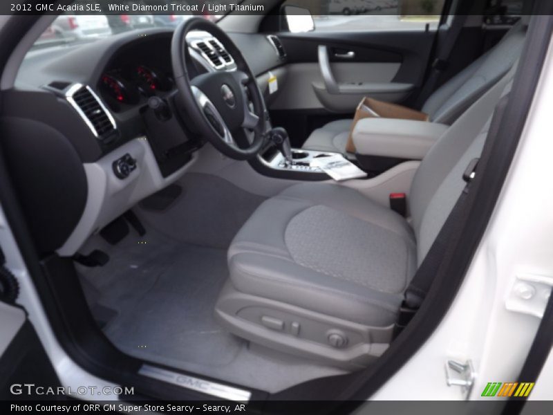 White Diamond Tricoat / Light Titanium 2012 GMC Acadia SLE