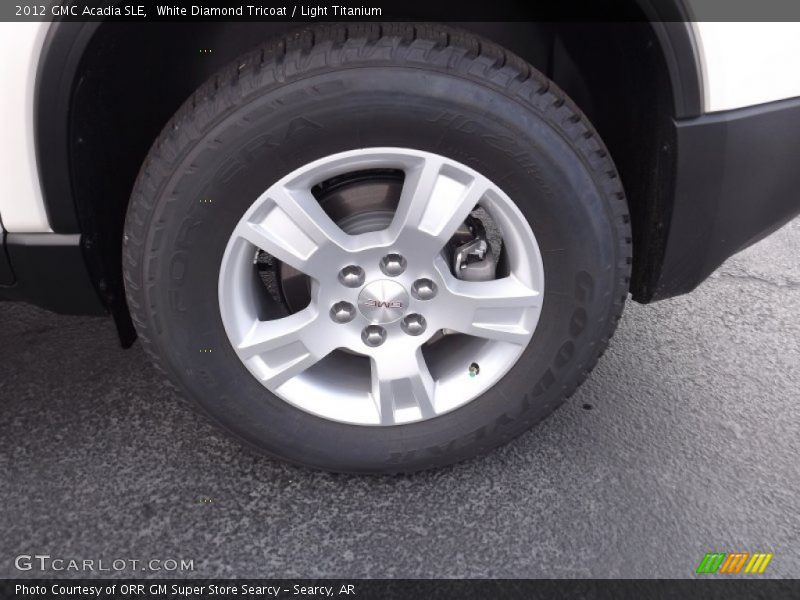 White Diamond Tricoat / Light Titanium 2012 GMC Acadia SLE