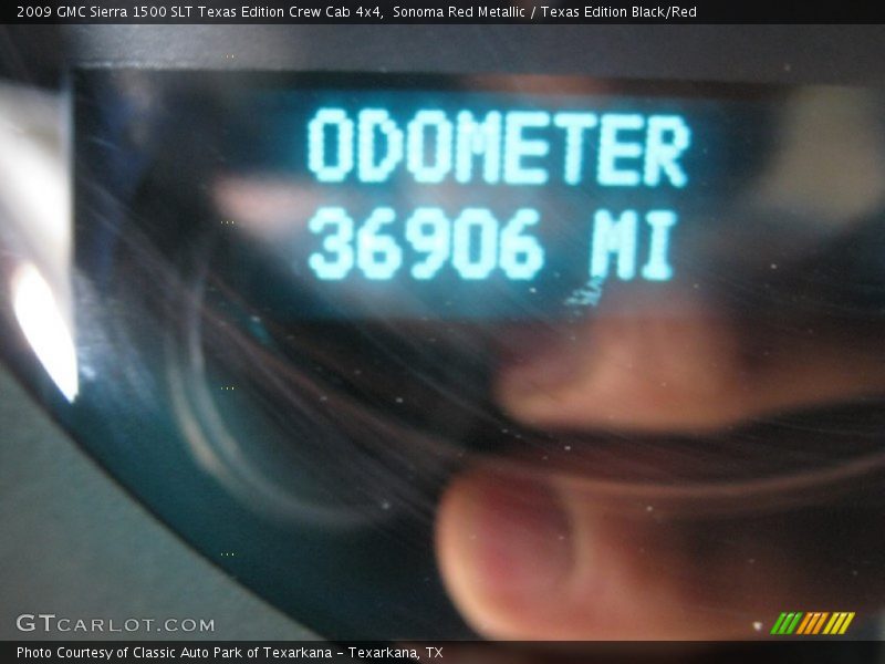 Sonoma Red Metallic / Texas Edition Black/Red 2009 GMC Sierra 1500 SLT Texas Edition Crew Cab 4x4