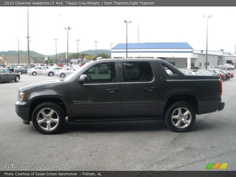 Taupe Gray Metallic / Dark Titanium/Light Titanium 2010 Chevrolet Avalanche LT 4x4