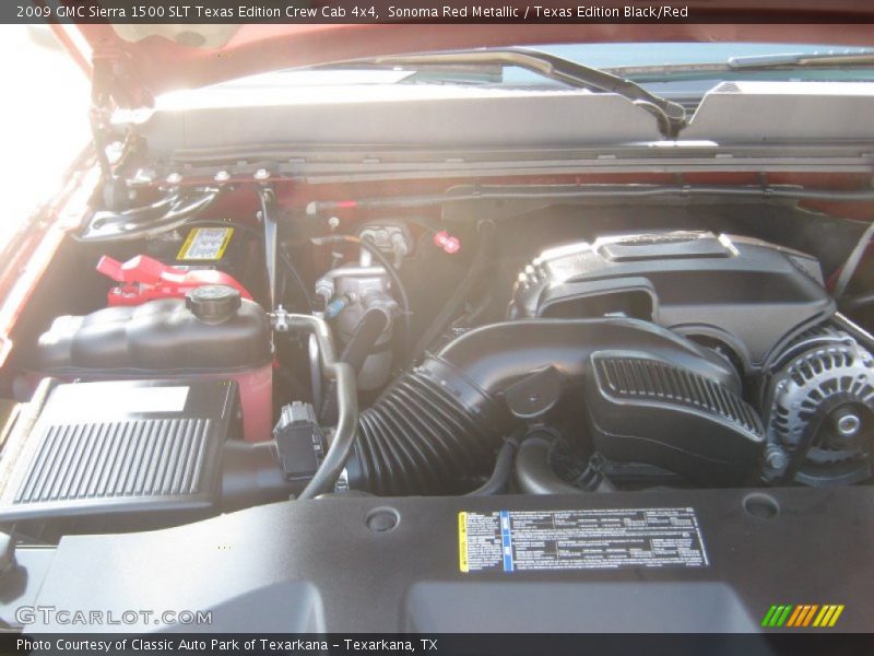 Sonoma Red Metallic / Texas Edition Black/Red 2009 GMC Sierra 1500 SLT Texas Edition Crew Cab 4x4