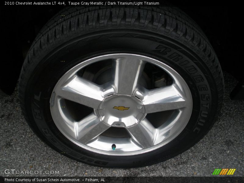 Taupe Gray Metallic / Dark Titanium/Light Titanium 2010 Chevrolet Avalanche LT 4x4