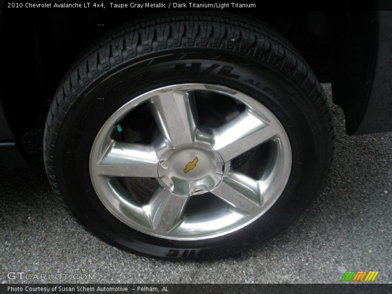 Taupe Gray Metallic / Dark Titanium/Light Titanium 2010 Chevrolet Avalanche LT 4x4