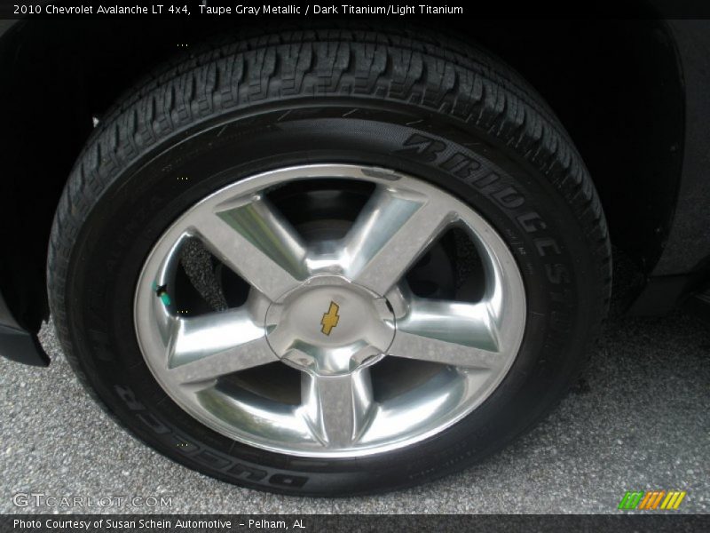 Taupe Gray Metallic / Dark Titanium/Light Titanium 2010 Chevrolet Avalanche LT 4x4
