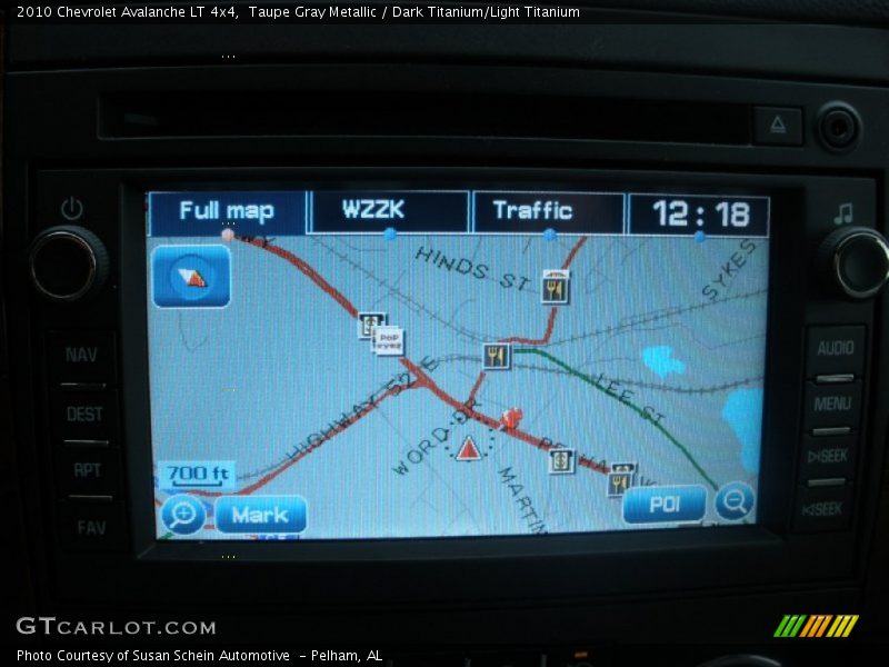 Navigation of 2010 Avalanche LT 4x4