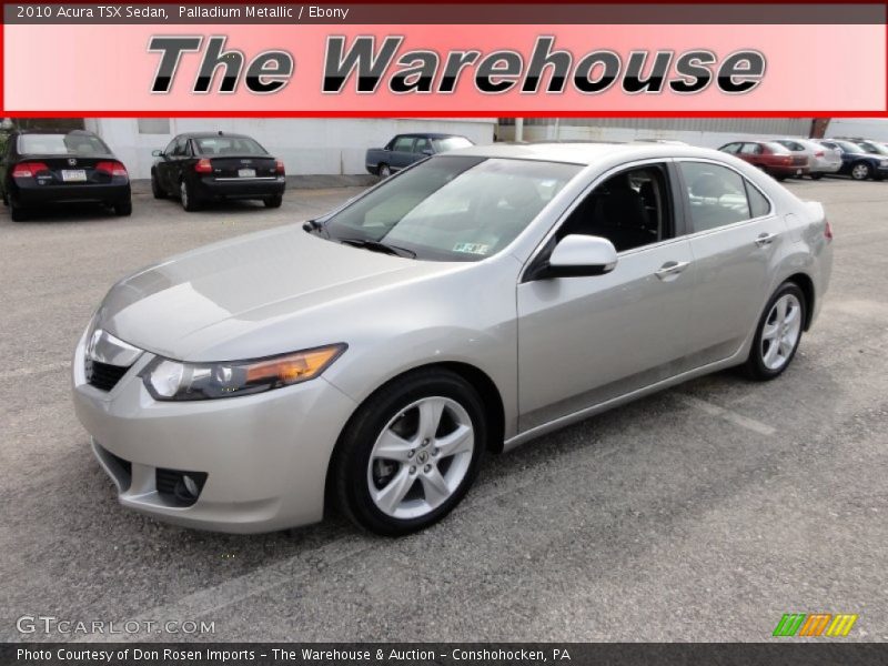 Palladium Metallic / Ebony 2010 Acura TSX Sedan