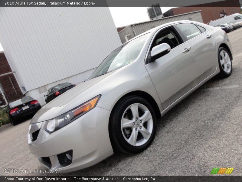 Palladium Metallic / Ebony 2010 Acura TSX Sedan