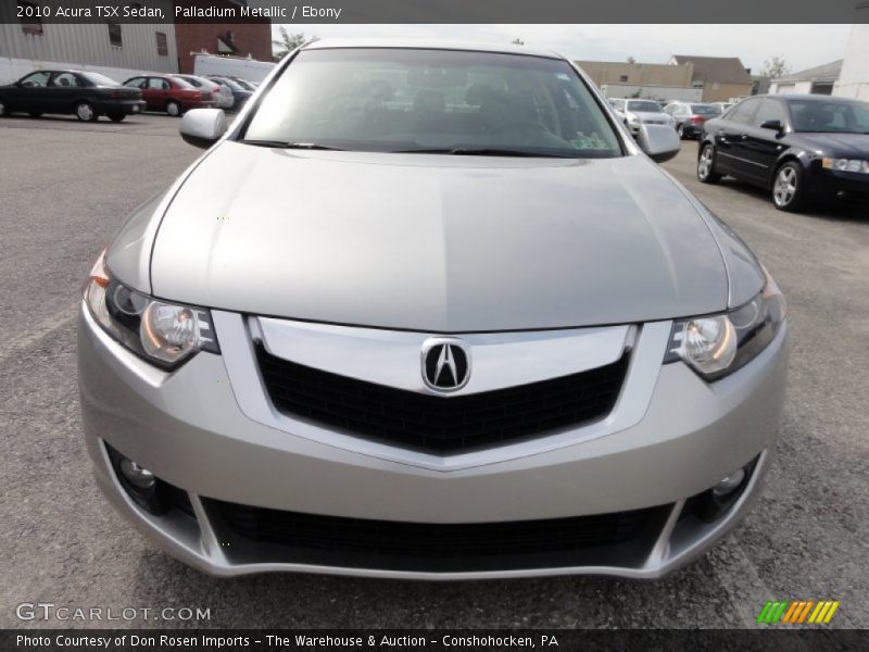 Palladium Metallic / Ebony 2010 Acura TSX Sedan