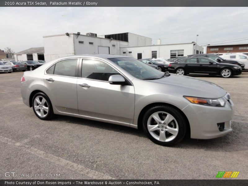 Palladium Metallic / Ebony 2010 Acura TSX Sedan