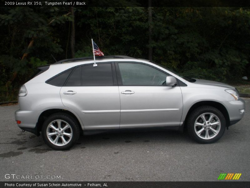Tungsten Pearl / Black 2009 Lexus RX 350