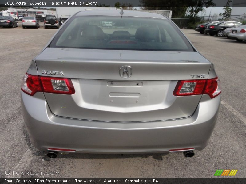 Palladium Metallic / Ebony 2010 Acura TSX Sedan