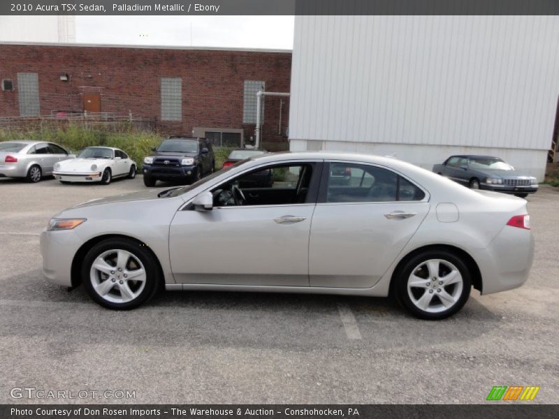 Palladium Metallic / Ebony 2010 Acura TSX Sedan
