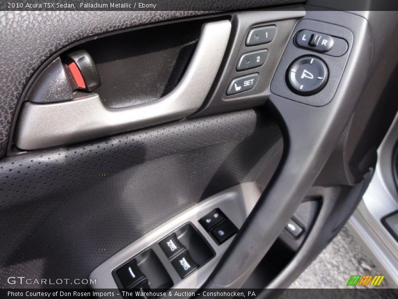 Palladium Metallic / Ebony 2010 Acura TSX Sedan