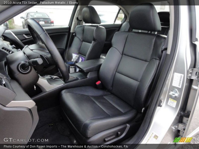  2010 TSX Sedan Ebony Interior
