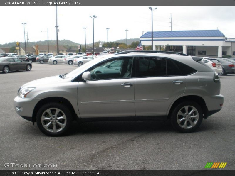 Tungsten Pearl / Black 2009 Lexus RX 350