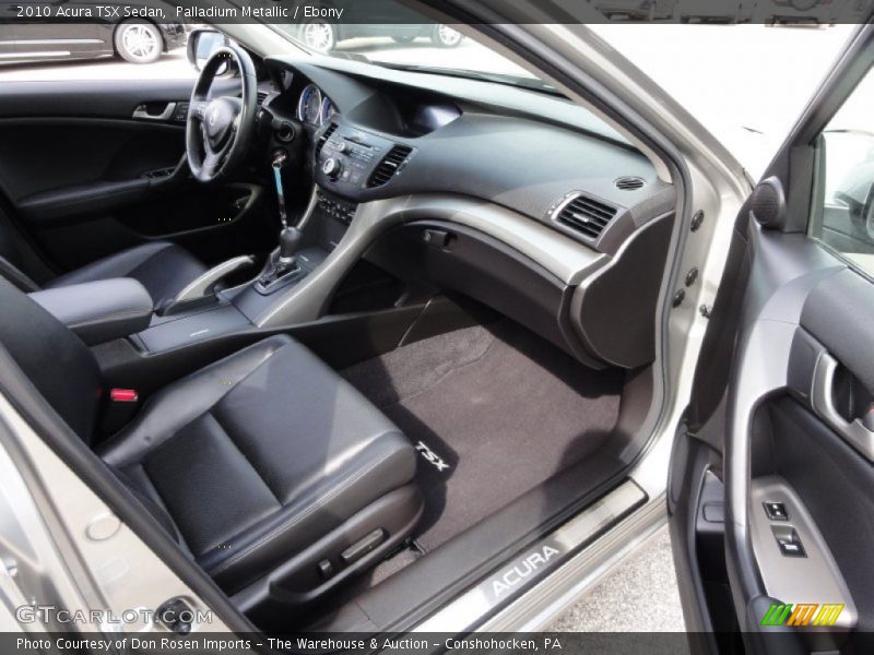 Palladium Metallic / Ebony 2010 Acura TSX Sedan