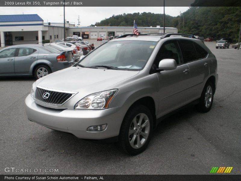 Tungsten Pearl / Black 2009 Lexus RX 350