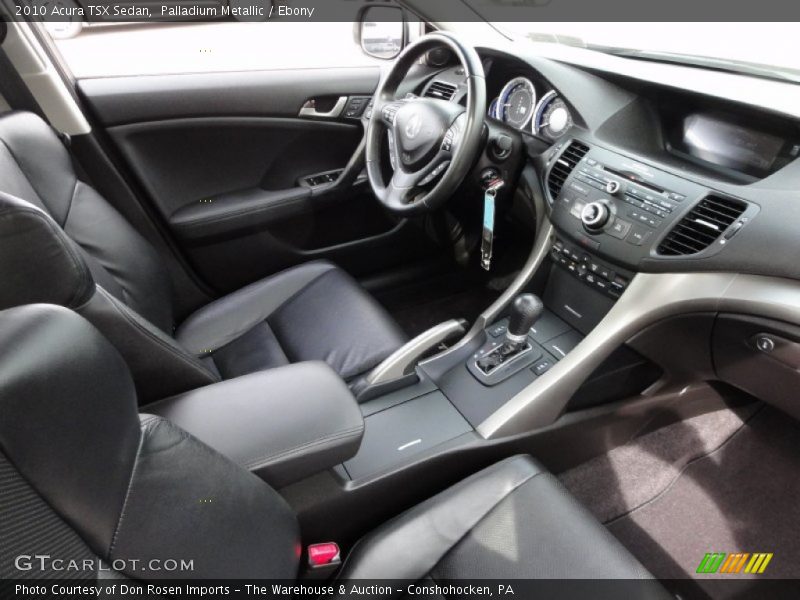 Palladium Metallic / Ebony 2010 Acura TSX Sedan