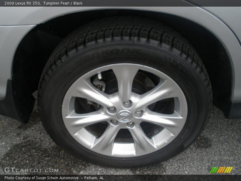 Tungsten Pearl / Black 2009 Lexus RX 350