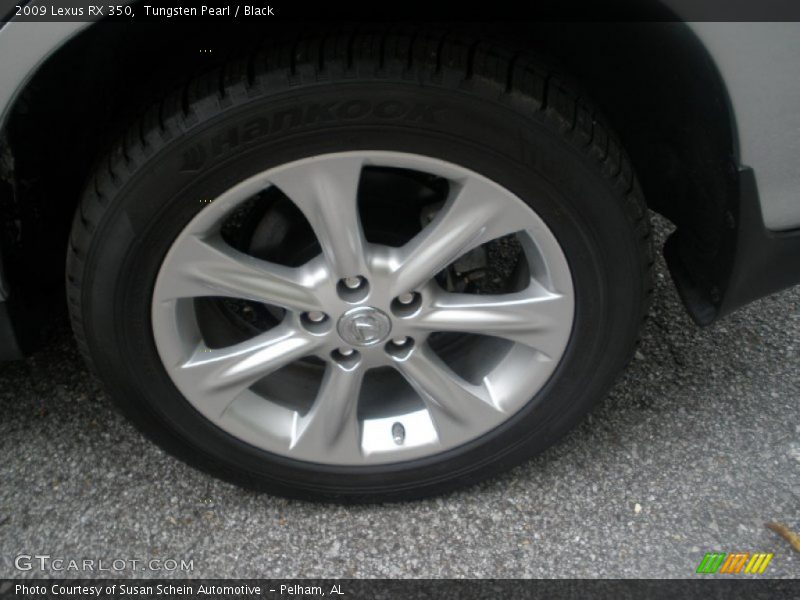 Tungsten Pearl / Black 2009 Lexus RX 350