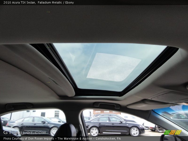 Sunroof of 2010 TSX Sedan