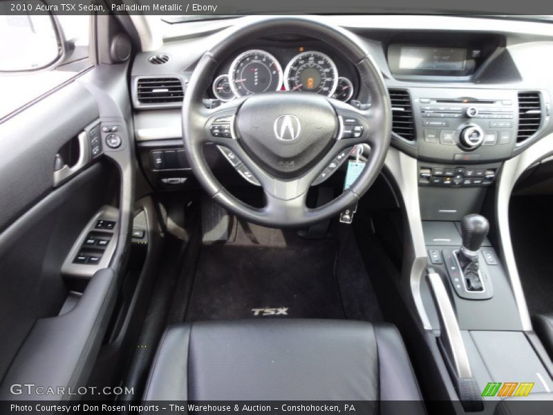 Palladium Metallic / Ebony 2010 Acura TSX Sedan