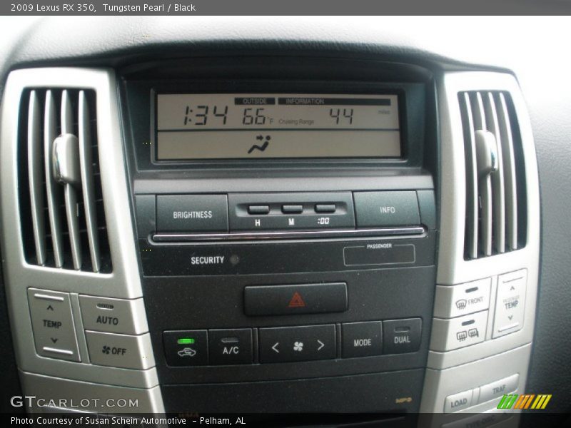 Tungsten Pearl / Black 2009 Lexus RX 350