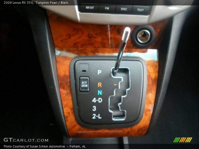 Tungsten Pearl / Black 2009 Lexus RX 350