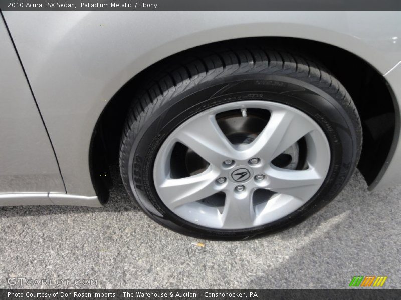 Palladium Metallic / Ebony 2010 Acura TSX Sedan