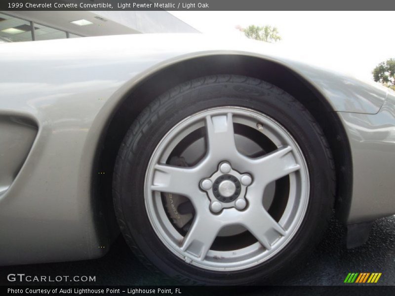 Light Pewter Metallic / Light Oak 1999 Chevrolet Corvette Convertible