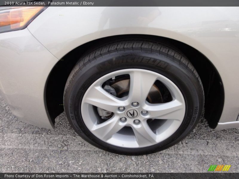 Palladium Metallic / Ebony 2010 Acura TSX Sedan