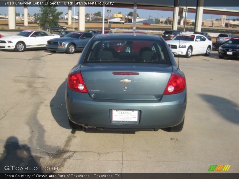 Black Granite Metallic / Gray 2010 Chevrolet Cobalt LT Sedan