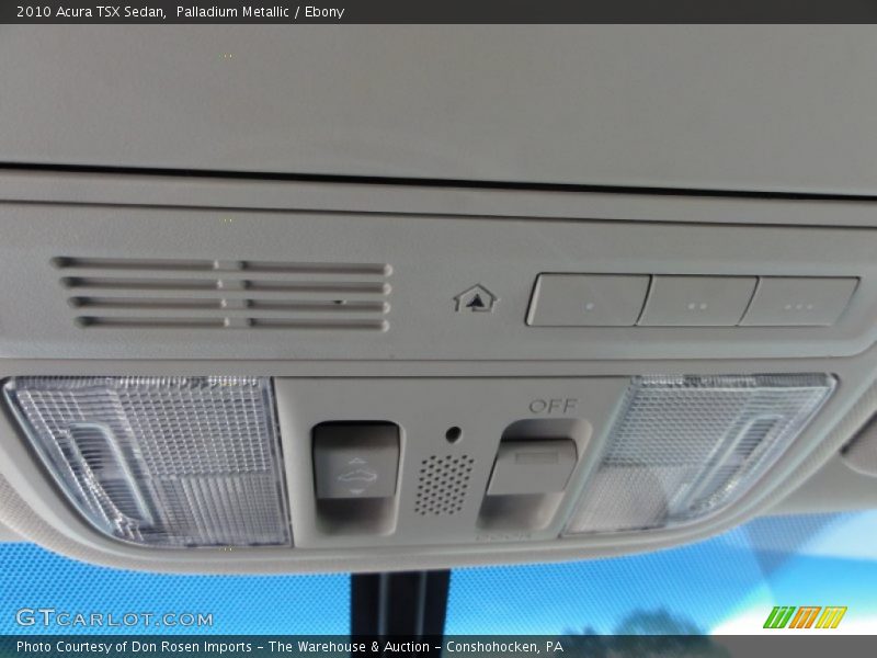 Palladium Metallic / Ebony 2010 Acura TSX Sedan
