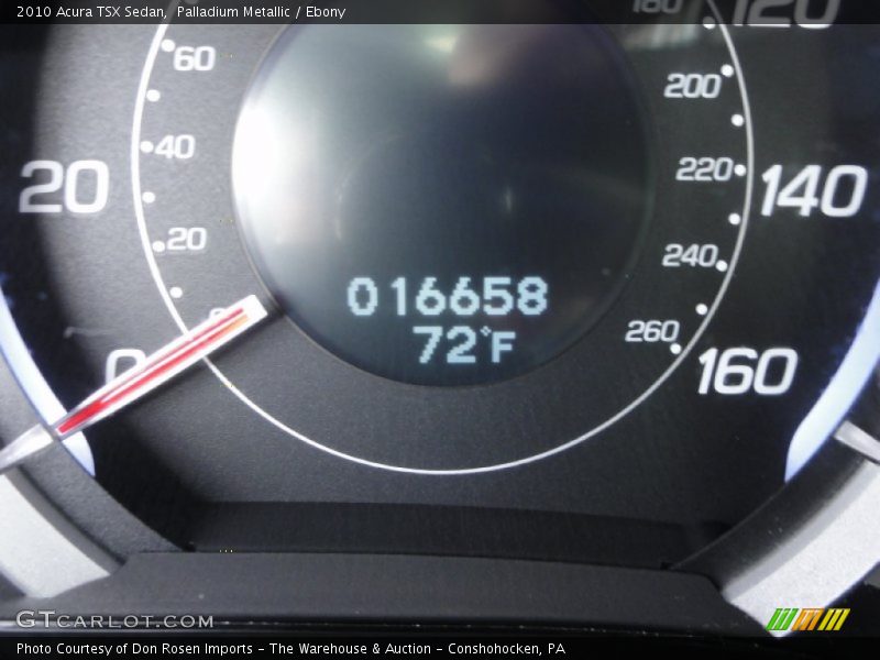 Palladium Metallic / Ebony 2010 Acura TSX Sedan