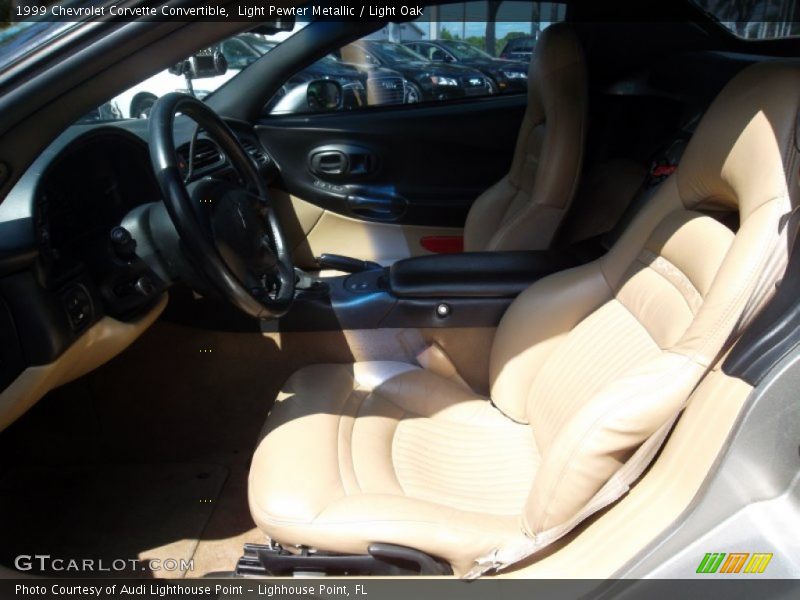 Light Pewter Metallic / Light Oak 1999 Chevrolet Corvette Convertible