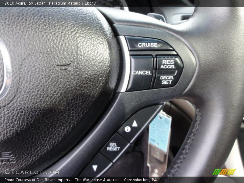 Controls of 2010 TSX Sedan
