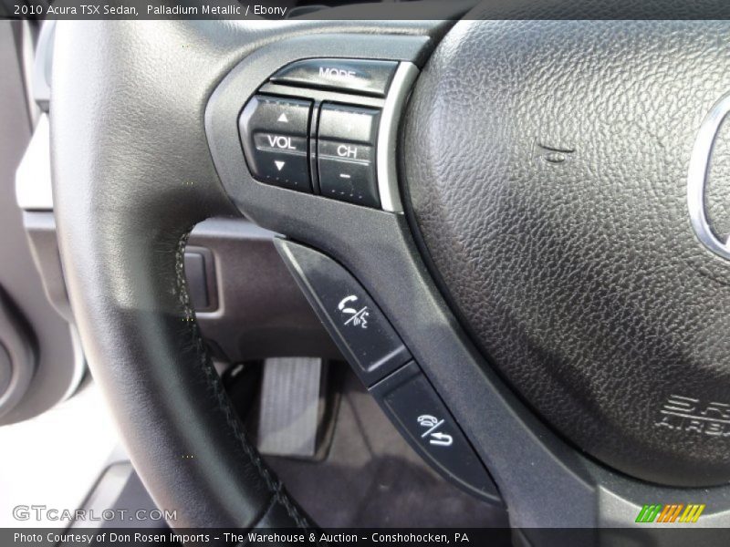 Controls of 2010 TSX Sedan
