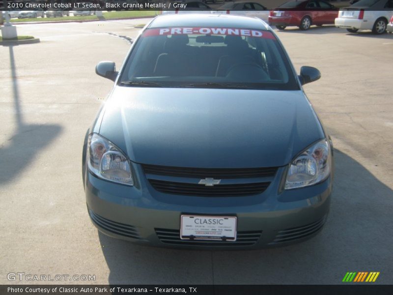 Black Granite Metallic / Gray 2010 Chevrolet Cobalt LT Sedan