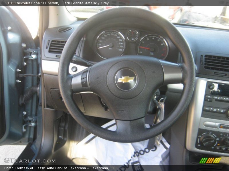 Black Granite Metallic / Gray 2010 Chevrolet Cobalt LT Sedan