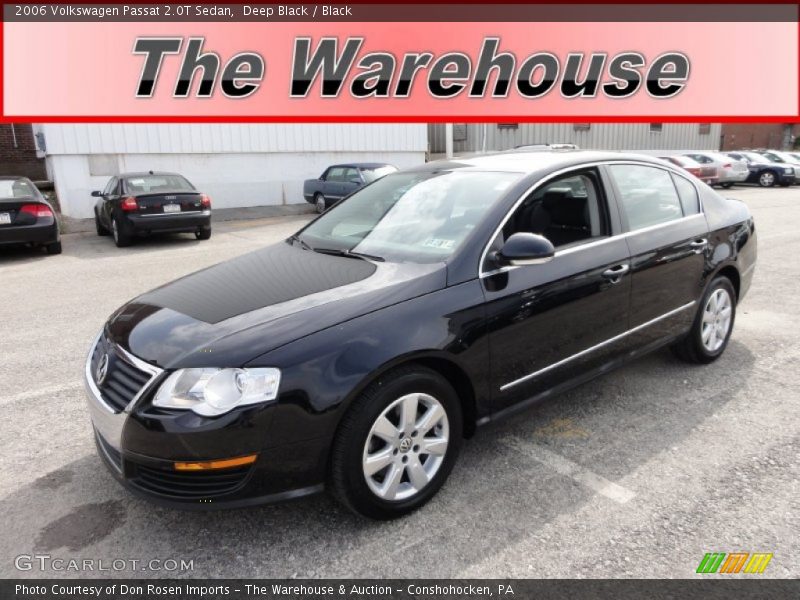 Deep Black / Black 2006 Volkswagen Passat 2.0T Sedan