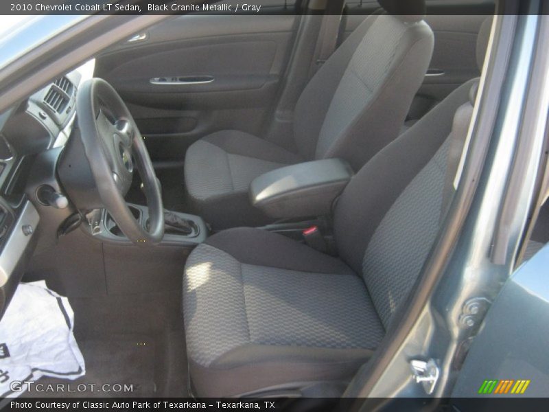 Black Granite Metallic / Gray 2010 Chevrolet Cobalt LT Sedan
