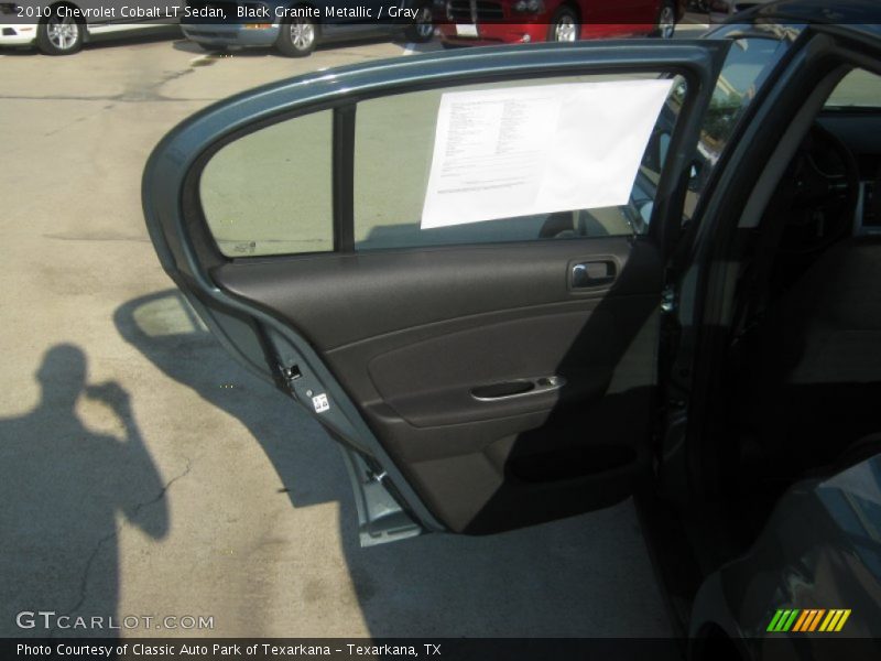 Black Granite Metallic / Gray 2010 Chevrolet Cobalt LT Sedan
