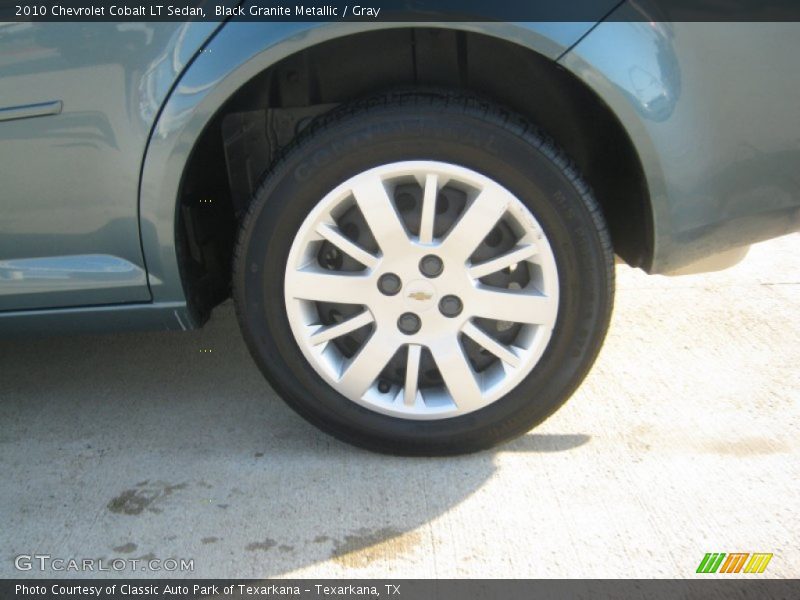 Black Granite Metallic / Gray 2010 Chevrolet Cobalt LT Sedan