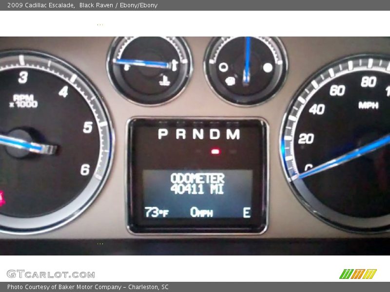 Black Raven / Ebony/Ebony 2009 Cadillac Escalade