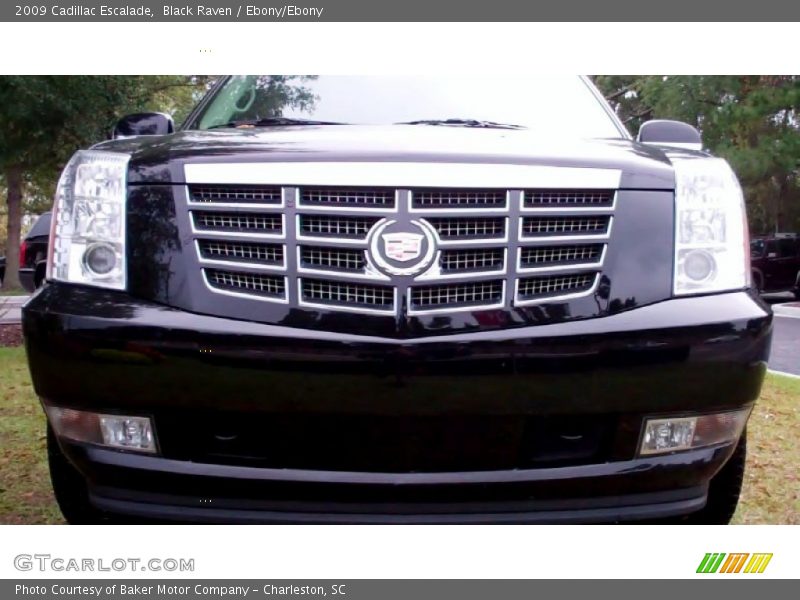 Black Raven / Ebony/Ebony 2009 Cadillac Escalade