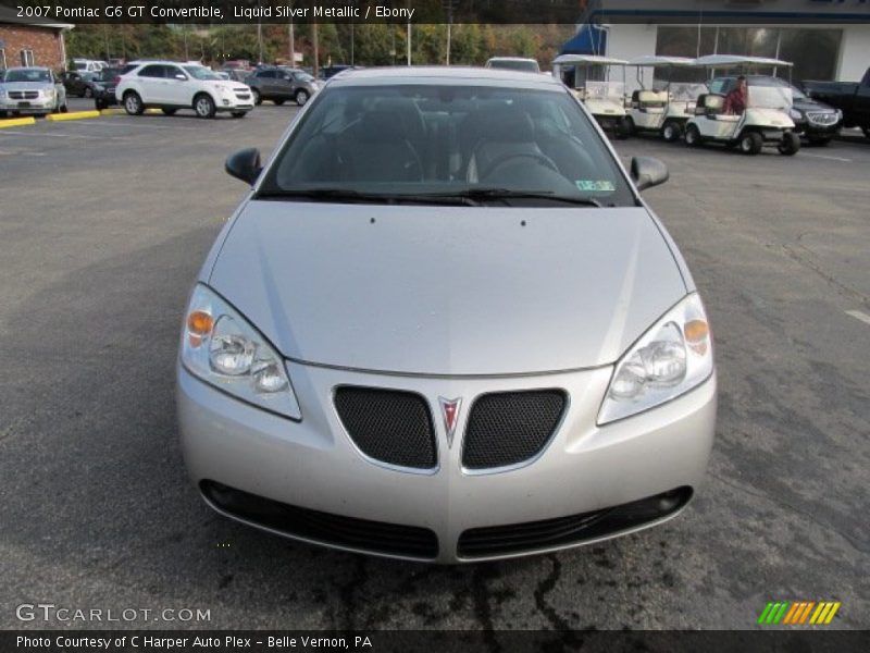 Liquid Silver Metallic / Ebony 2007 Pontiac G6 GT Convertible